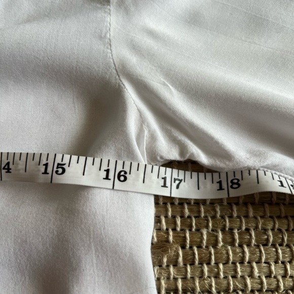 Spense White Bib Style Button Down Top - Picture 12 of 15